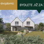 Předprodej dvojdomů zahájen, bydlete již za 7,9 mil. Kč