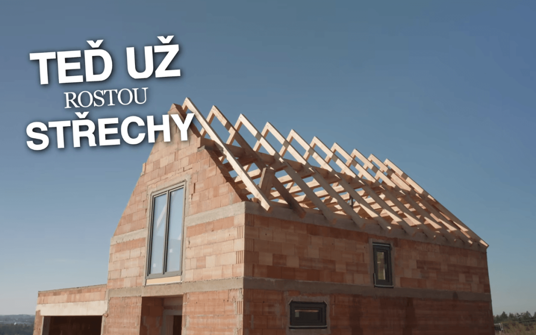 Aktuálně ze stavby: první domy už mají hotové krovy
